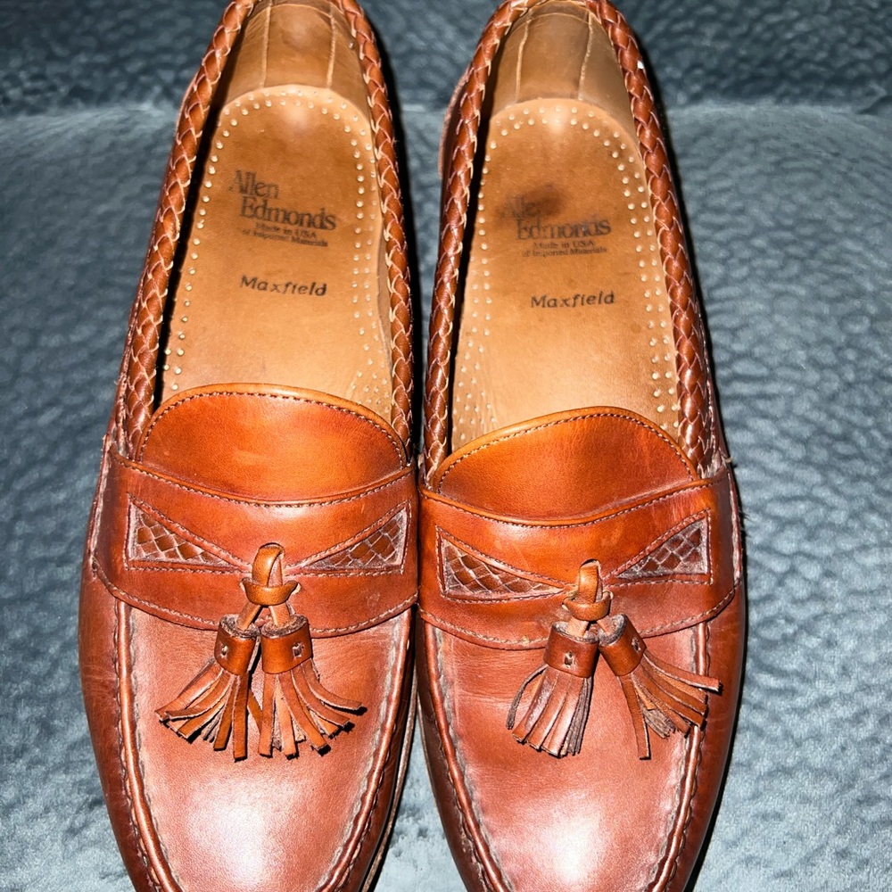 Allen Edmonds Maxfield loafers size 9 - Picture 2 of 12